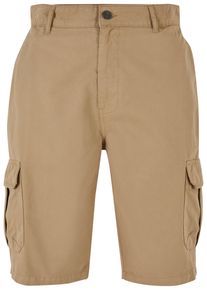 Urban Classics Herren Stoffhose "Urban Classics Herren Big Cargo Bermuda", beige, Gr. 38, unifarben, 100% Baumwolle, Hosen
