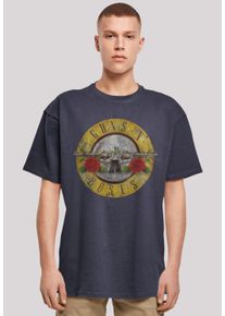 F4NT4STIC Herren T-Shirt "Guns 'n' Roses Vintage Logo Black", blau, casual, Gr. XXXL, Obermaterial: 100% Baumwolle, Shirts, Premium Qualität