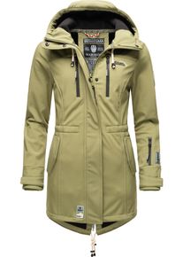 Marikoo Damen Funktionsmantel "Zimtzicke", grün, casual, Gr. S, Oberstoff: 98% Polyester, 2% Elasthan, Futter: 100% Polyester, Ärmelfutter: 100%