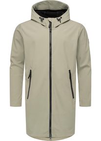 Ragwear Herren Softshellparka "Shellwie Long", grün, casual, Gr. M, Fleece, Außenmaterial: 92% Polyester, 8% Elasthan, Innenmaterial: 100% Polyester,