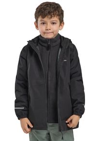 Jack Wolfskin Kinder 3-in-1-Funktionsjacke "ICELAND 3IN1 JACKET K", grau, Gr. 128, Oberstoff:100% POLYESTER; Kontrast:100% POLYESTER; Futter:100%
