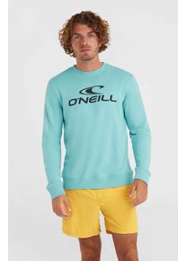 O`Neill O'NEILL Herren Sweatshirt "O'NEILL LOGO CREW", blau, sportlich, Gr. S, Obermaterial: 60% Baumwolle, 40% Polyester, Sweatshirts