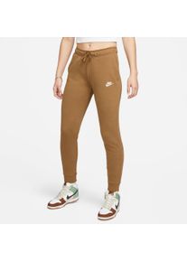 Nike Sportswear Damen Jogginghose "CLUB FLEECE WOMEN'S MID-RISE JOGGERS", weiß, sportlich, Gr. XXL, Obermaterial: 80% Baumwolle, 20% Polyester, Hosen
