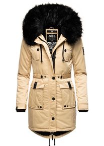 Navahoo Damen Wintermantel "Luluna Prc", beige, modisch, Gr. XS, Oberstoff: 100% Polyester, Futter: 100% Polyester, Wattierung: 100% Polyester,