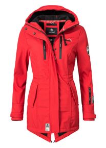 Marikoo Damen Funktionsmantel "Zimtzicke", rot, casual, Gr. XS, Oberstoff: 98% Polyester, 2% Elasthan, Futter: 100% Polyester, Ärmelfutter: 100%