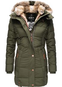 Marikoo Damen Wintermantel "Lieblings Jacke", grün, casual, Gr. XXL, Oberstoff: 100% Polyester, Futter: 100% Polyester, Wattierung: 100% Polyester,