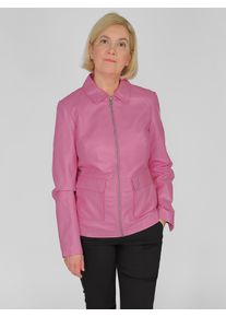 JCC Damen Lederjacke "3102222", lila, Gr. 38, Oberstoff: 100% Lammleder / Innenfutter: 100% Polyester, Jacken
