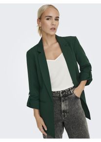 Only Damen Kurzblazer "ONLKAYLE-ORLEEN 3/4 BLAZER TLR NOOS", grün, modisch, Gr. 34, unifarben, Web, Obermaterial: 92% Polyester, 8% Elasthan, Blazer