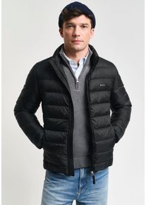 Gant Herren Daunenjacke "Light Down Jacket Daunen leicht pflegeleicht", schwarz, casual, Gr. XL, unifarben, Web, Obermaterial: 100% Polyester.