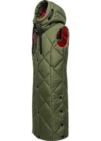 Navahoo Damen Steppweste "Schnuckel", grün, modisch, Gr. M, Oberstoff: 100% Polyester; Futter: 100% Polyester; Wattierung: 100% Polyester, Westen,