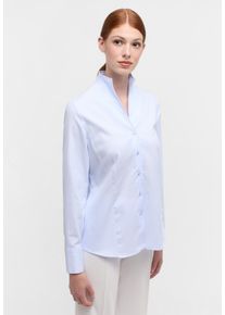 Eterna Damen Hemdbluse "REGULAR FIT", blau, klassisch, Gr. 40, 100% cotton, Blusen, EASY IRON (bügelleicht)
