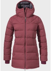 Schöffel SCHÖFFEL Damen Parka "Insulated Parka Boston L", pink, modisch, Gr. 38, Oberstoff : Aussenseite: 100% Polyester (Membran: Polyurethan) Futter : 100%