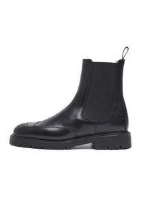Henry Stevens Damen Chelseaboots "Bonnie FBCB3", Gr. 39,5, schwarz, Leder, klassisch, Schuhe