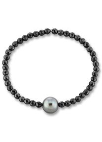ONE ELEMENT Damen Silberarmband "Hämatit Armband aus 925 Silber", silber, Armbänder, Damen Silber Schmuck