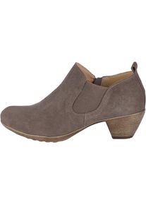 Andrea Conti Damen Cowboy Stiefelette, Gr. 42, grau, Veloursleder, Leder, modisch, Schuhe