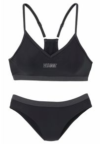 Venice Beach Damen Bustier-Bikini, schwarz, Gr. 34, Polyamid, Bikini-Sets, mit abgetönten Details