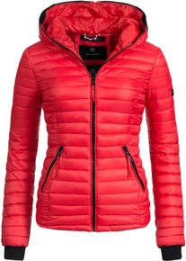 Navahoo Damen Steppjacke "Kimuk", rot, casual, Gr. XL, Obermaterial: 100% Nylon, Futter: 100% Polyester, Wattierung: 100% Polyester, Ärmelfutter: