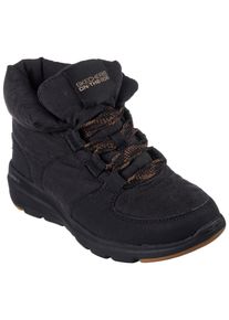 Skechers Damen Winterboots "GLACIAL ULTRA-TREND UP", Gr. 35, schwarz, Textil, Lederimitat, sportlich, Schuhe, mit auffälliger Schaftpolsterung