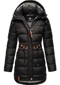 Navahoo Damen Steppmantel "Daliee", schwarz, casual, Gr. XXL, Oberstoff: 100% Polyester, Futter: 100% Polyester, Wattierung: 100% Polyester,