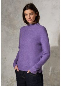 Cecil Damen Strickpullover, lila, casual, Gr. XXL, unifarben, Web, 37% Baumwolle, 34% Polyacryl, 26% Polyester, 3% Elasthan, Pullover, im soften