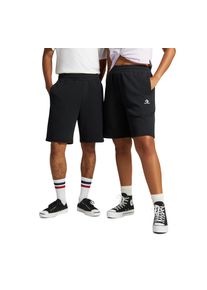 Converse Damen Sweatshorts "EMBROIDERED STAR CHEVRON STANDARD-FIT FLEECE SHORT", schwarz, sportlich, Gr. XXS, unifarben, Sweatware, Obermaterial: 80%