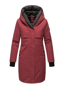 Navahoo Damen Kurzmantel "Snowelf", rot, casual, Gr. XS, Obermaterial: 45% Baumwolle, 55% Nylon, Futter: 100% Polyester, Wattierung: 100% Polyester,