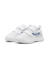 Puma Kinder Trainingsschuh "Varion II Hallensportschuhe Jugendliche", Gr. 35, blau, Obermaterial: Textil, Synthetik; Futter: Textil; Innensohle: