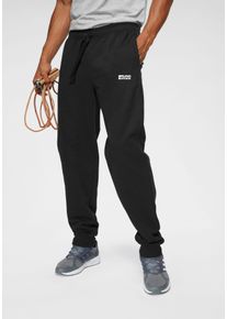 Bruno Banani Herren Jogginghose "Loose Fit", schwarz, casual, Gr. XXL, Obermaterial: 60% Baumwolle, 40% Polyester, Hosen