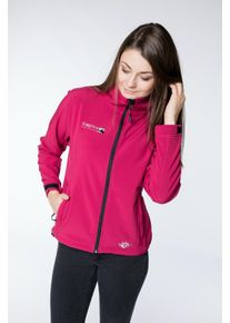 DEPROC Active Damen Softshelljacke "WESTLOOK WOMEN", pink, sportlich, Gr. 38, 96% Polyester; 4% Elastan, Jacken, auch in Großen Größen erhältlich