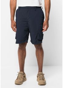 Jack Wolfskin Herren 3/4-Hose "KALAHARI CARGO M", blau, Gr. 48, OBERSTOFF 100% POLYAMID FUTTER 65% POLYESTER, 35% BAUMWOLLE, Hosen