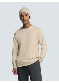 NO EXCESS Herren T-Shirt "NO EXCESS Langarm-T-Shirt", beige, Gr. XXL, 100% Baumwolle, Shirts