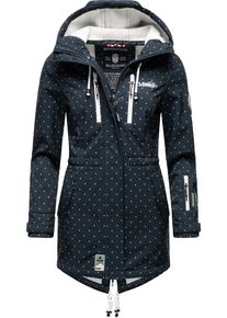 Marikoo Damen Funktionsmantel "Zimtzicke", blau, casual, Gr. S, Oberstoff: 98% Polyester, 2% Elasthan, Futter: 100% Polyester, Ärmelfutter: 100%