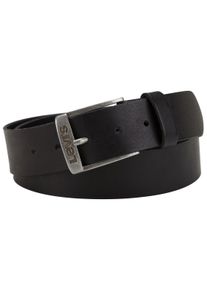 Levi's LEVI'S Damen Ledergürtel "NEW DUNCAN", schwarz, casual,modisch,Basic, Gr. 100, unifarben, Leder, Gürtel, mit Logoprägung auf der Schließe