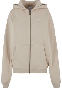 Karl Kani Herren Sweatjacke "Karl Kani Herren", grau, Gr. L, unifarben, 80% Baumwolle, 20% Polyester, Sweatjacken