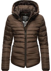 Marikoo Damen Winterjacke "Amber", braun, casual, Gr. XS, Obermaterial: 100% Polyester, Futter: 100% Polyester, Wattierung: 100% Polyester,