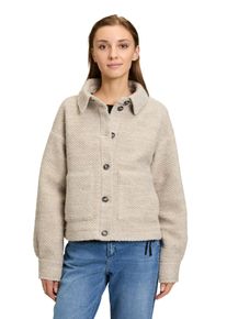 Cartoon Damen Canvasjacke "Cartoon Casual-Jacke mit aufgesetzten Taschen", beige, casual, Gr. 44, Obermaterial: 65% Polyester, 35% Wolle. Futter: