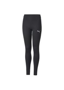 Puma Kinder Trainingshose "LIGA BASELAYER LONG TIGHT JR", schwarz, sportlich, Gr. 152, unifarben, Jersey, Obermaterial: 88% Polyester, 12% Elasthan,