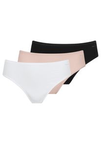 Mey Damen Hipster "SUPERFINE ORGANIC", Gr. 36, schwarz-weiß, Single Jersey, Obermaterial: 92% Baumwolle, 8% Elasthan, unifarben, Unterhosen,