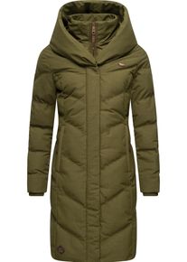 Ragwear Damen Steppmantel "Natalka Melange", grün, modisch, Gr. XXXL, Außenmaterial: 100% Polyester, Innenfutter: 100% Polyester, Wattierung: 100%