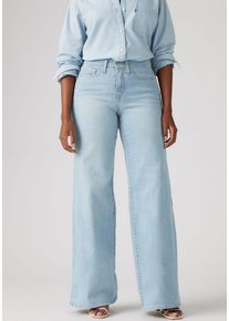 Levi's LEVI'S Damen Weite Jeans "Jeans 318 SHAPING", blau, casual, Gr. 31, unifarben, Denim/Jeans, Obermaterial: 80% Baumwolle, 19% Polyester, 1% Elasthan,