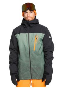 Quiksilver Herren Snowboardjacke "Morton"gradient iced sea spray, Gr. M, 55% Polyester, 45% Polyester, Jacken
