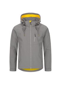 DEPROC Active Herren Softshelljacke "PEAK CREEK MEN", grau, sportlich, Gr. XL, 96% Polyester; 4% Elasthan, Jacken, auch in Großen Größen erhältlich