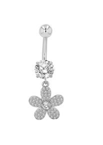 Adelia´s ADELIA ́S Damen Bauchnabelpiercingweiß, neutral, Edelstahl, Piercings