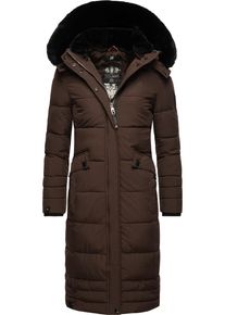 Navahoo Damen Wintermantel "Fahmiyaa", braun, modisch, Gr. XS, Oberstoff: 100% Polyester, Futter: 100% Polyester, Wattierung: 100% Polyester,