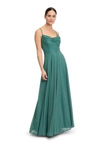 Vera Mont Damen Abendkleid "Vera Mont Abendkleid mit Wasserfallausschnitt", bunt, Gr. 34, Netz, Obermaterial: 100% Polyester. Futter: 100%