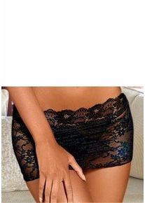 Lascana Damen Stringrock, Gr. 34, schwarz, Obermaterial: 87% Polyamid, 13% Elasthan, Unterhosen, aus leicht transparenter, elastischer Spitze
