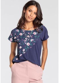Laura Scott Damen Shirtbluse, schwarz, feminin, Gr. 34, Web, Single Jersey, Obermaterial: 100% Viskose. Obermaterial 2: 95% Viskose, 5% Elasthan,