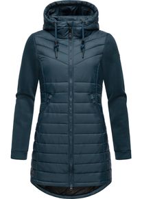 Ragwear Damen Langjacke "Sandrra Long", blau, sportlich, Gr. XXL, Obermaterial: 100% Polyester, Futter: 100% Polyester, Wattierung: 100% Polyester,
