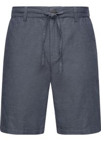 Ragwear Herren Shorts "Harling", blau, modisch, Gr. 32, Material: 65% Baumwolle, 35% Leinen, Hosen, kurze Herren Hose mit Bindeband