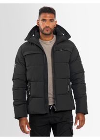 Herren Winterjacke "ASDiego", schwarz, Gr. L, Alessandro Salvarini, Obermaterial: 55% Baumwolle, 45% Polyamid; Innenmaterial: 100% Polyester, Jacken,